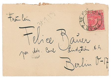 Lot #486 Franz Kafka: The Metamorphosis author writes to his fiancee - Image 2
