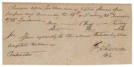 Lot #6 William Henry Harrison: The 21-year-old