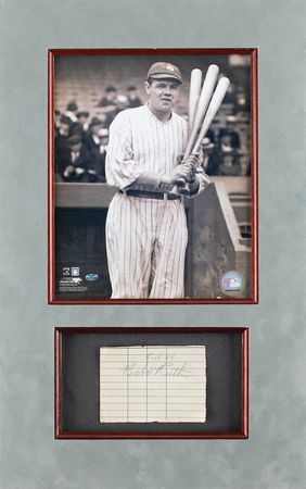 Lot #684 Babe Ruth Signature - Image 1