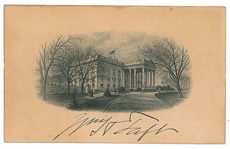 Lot #183 William H. Taft Engraving - Image 1