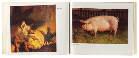 Lot #420 Jamie Wyeth: Unique twice-signed book with a portrait of a pig - Image 5