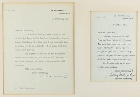 Lot #228 Winston Churchill: Churchill on The Valiant Years: 