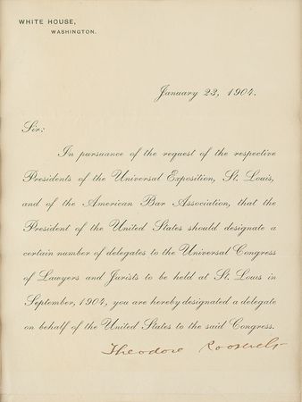 Lot #23 Theodore Roosevelt Typed Letter Signed - Image 2