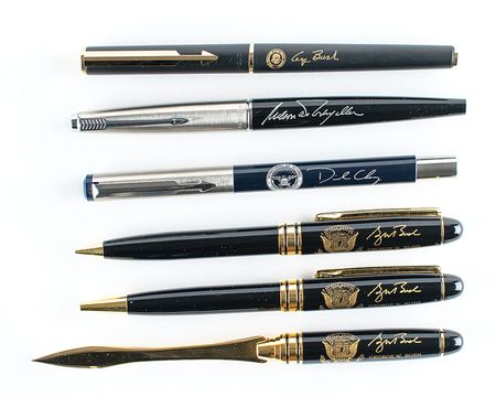 Lot #158 Presidential and Vice Presidential Pens Group Lot - Image 2