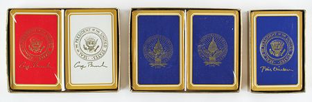 Lot #67 George Bush and Bill Clinton Playing Cards - Image 1
