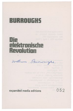 Lot #502 William S. Burroughs Book - Image 2
