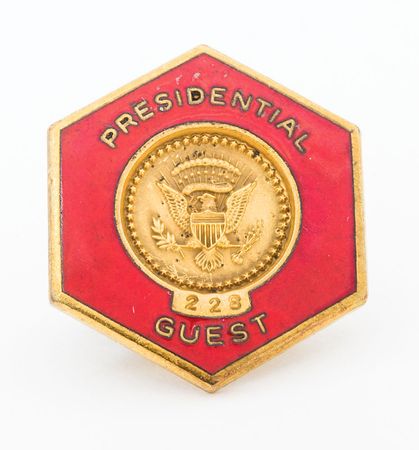 Lot #50 Ronald Reagan Badge - Image 1