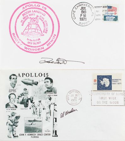 Lot #348  Apollo 15: Scott and Worden - Image 1