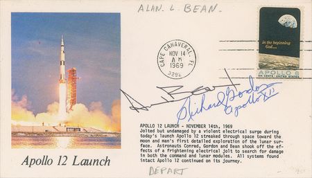 Lot #345  Apollo 12: Bean and Gordon - Image 1