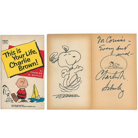 Lot #454 Charles Schulz Book - Image 1