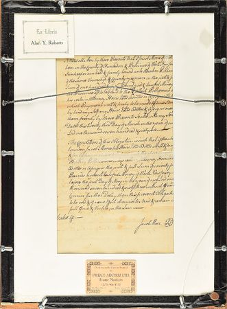 Lot #197 Richard Stockton: Rare triple-signed autograph legal document by the New Jersey patriot - Image 4