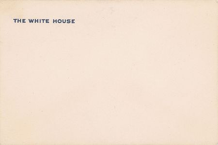 Lot #192 Harry S. Truman White House Card - Image 2
