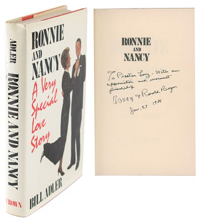 Lot #175 Ronald and Nancy Reagan Book - Image 1