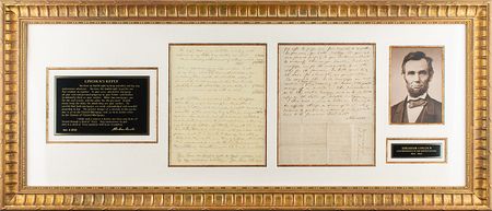 Lot #10 Abraham Lincoln: The sage legal counsel of
