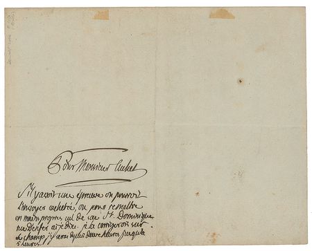 Lot #230 Honore Gabriel Riqueti, comte de Mirabeau Handwritten Letter Signed - Image 2
