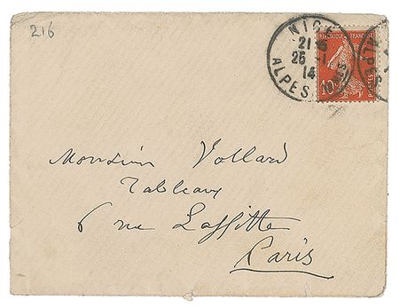 Lot #412 Pierre-Auguste Renoir: Renoir prepares to receive a sculptor from art dealer Ambroise Vollard - Image 4