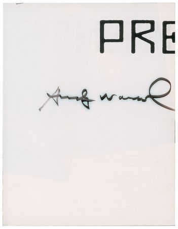 Lot #448 Andy Warhol Book - Image 2