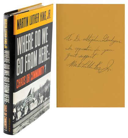 Lot #202 Martin Luther King, Jr: Superlative example of Dr. King's last book - Image 1