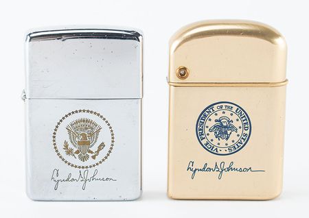 Lot #140 Lyndon B. Johnson Lighters - Image 1