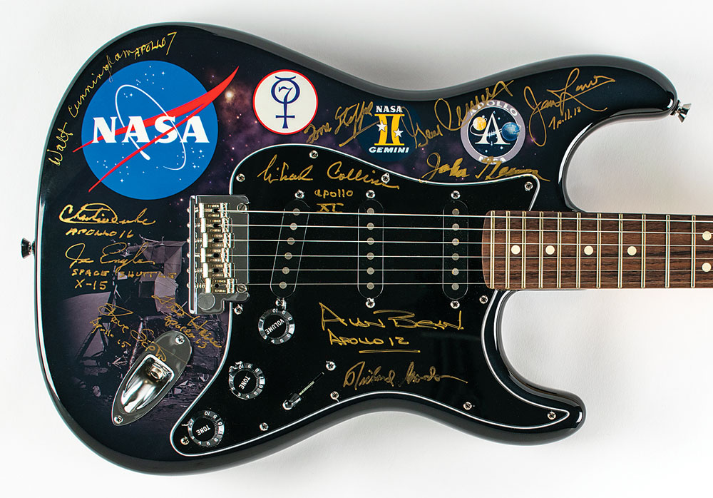 Astronaut Signed Fender Guitar by Chip Ellis | RR Auction