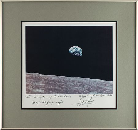 Lot #8392 James Lovell Signed Photograph - Image 2