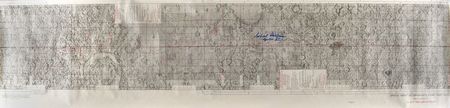 Lot #8244 Michael Collins Large Signed Lunar Chart - Image 1
