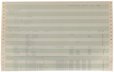 Lot #8249  Apollo 12 LUMINARY 116 Lunar Landing Simulation and Edit Output - Image 3
