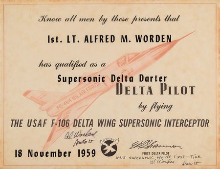 Lot #8342 Al Worden Group Lot of (7) Training Certificates - Image 7
