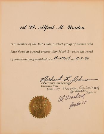 Lot #8342 Al Worden Group Lot of (7) Training Certificates - Image 8