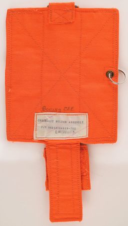 Lot #8674  Space Shuttle Checklist Holder Assembly - Image 1