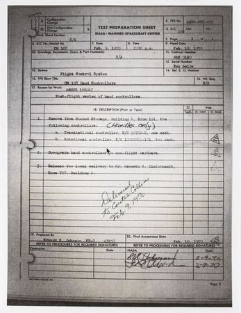 Lot #8250 Richard Gordon's Apollo 12 Flown Rotational Hand Controller - Image 4