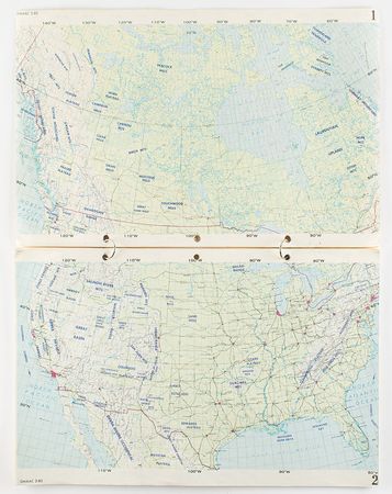 Lot #8603 Karol J. Bobko's Training Maps - Image 2