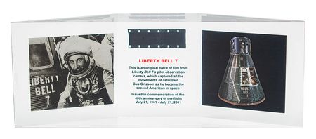 Lot #8040  Liberty Bell 7 Flown Film - Image 1