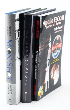 Lot #8516  Apollo Program Set of (3) Signed Books - Image 1