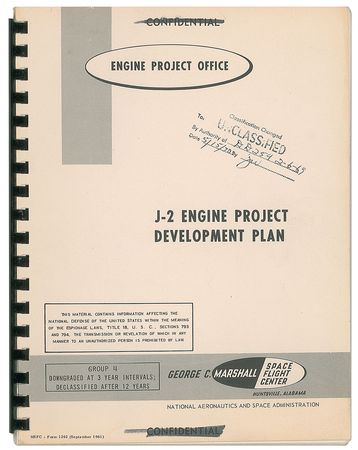 Lot #8025  J-2 Engine Project Development Plan Report - Image 1
