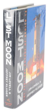 Lot #8463 James Lovell and Fred Haise Signed Book - Image 3