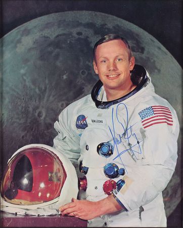 Lot #8230  Apollo 11 Signed Photograph Display - Image 3