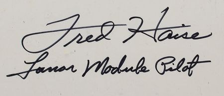 Lot #2376 Fred Haise Signed Poster - Image 2