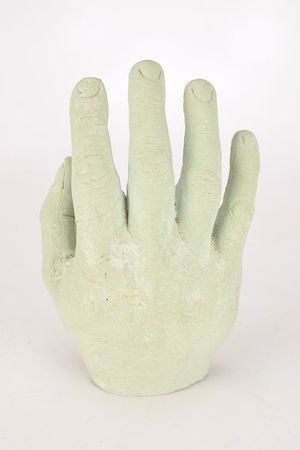 Lot #8235 Neil Armstrong Plaster Hand Mold - Image 1