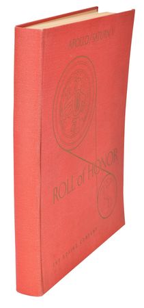 Lot #8517  Apollo/Saturn V Roll of Honor Book - Image 1