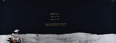 Lot #8492 Charlie Duke Signed Photograph - Image 1