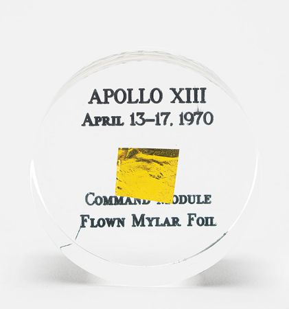 Lot #8262  Apollo 13 Flown Kapton Foil - Image 1