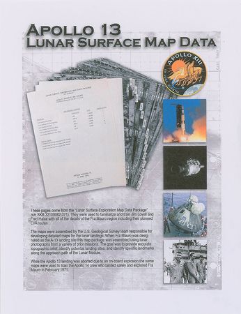 Lot #8290  Apollo 13 Lunar Surface Training Maps Signed by Fred Haise - Image 3