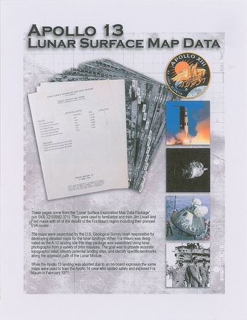 Lot #8290  Apollo 13 Lunar Surface Training Maps Signed by Fred Haise - Image 4