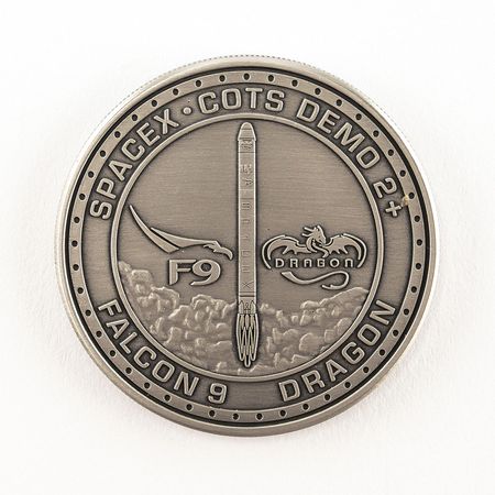 Lot #8680  SpaceX COTS Demo Flight 2 Coin - Image 1