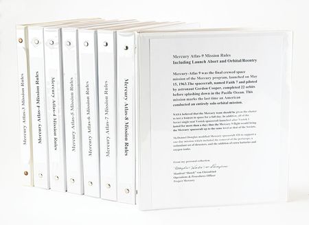 Lot #8058  Mercury Mission Rules Manuals - Image 1