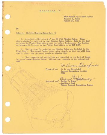 Lot #8058  Mercury Mission Rules Manuals - Image 4