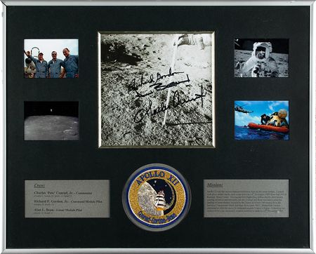 Lot #8248  Apollo 12 Crew Signed Photograph - Image 1