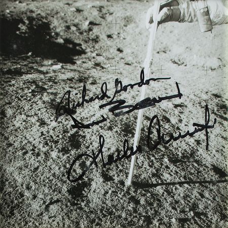 Lot #8248  Apollo 12 Crew Signed Photograph - Image 2