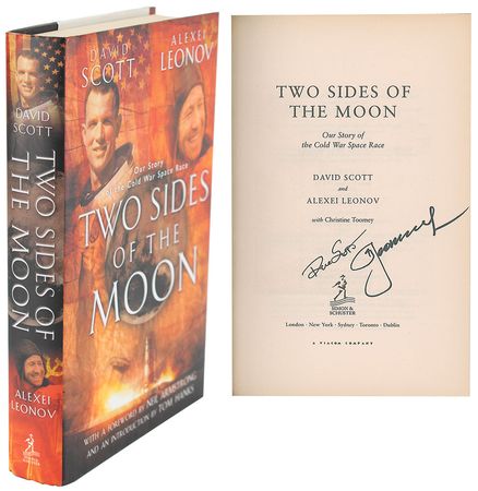 Lot #8329 Dave Scott and Alexei Leonov Signed Book - Image 1
